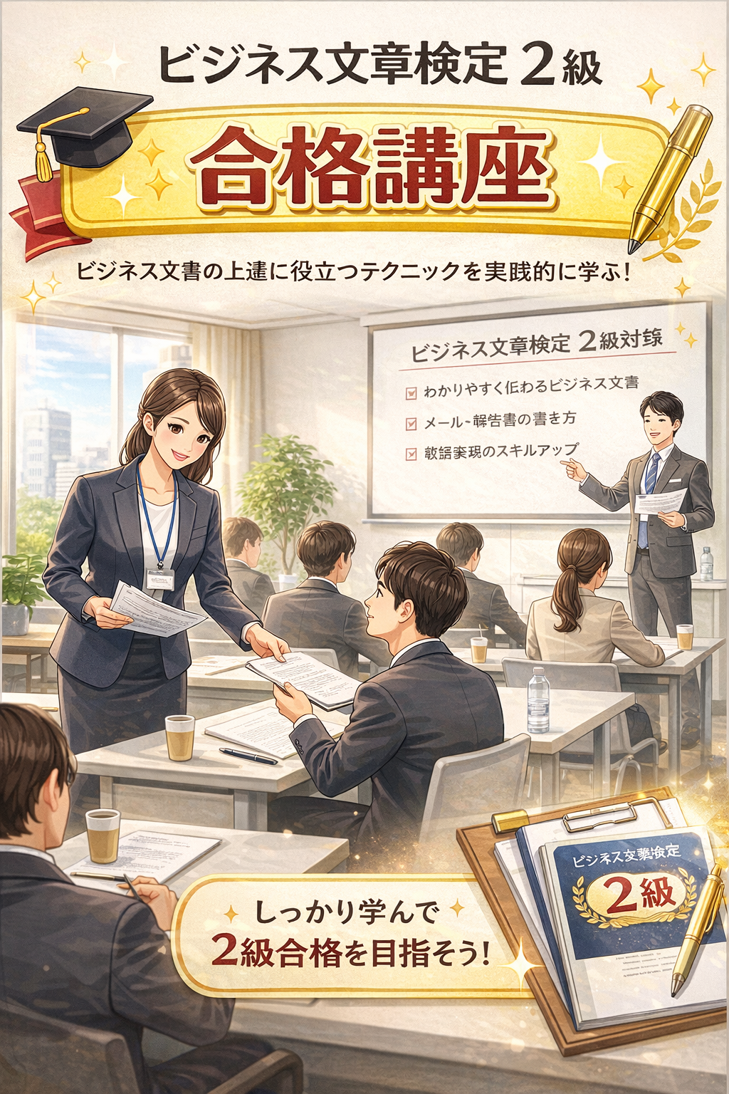 ビジネス文章検定 2級 合格講座