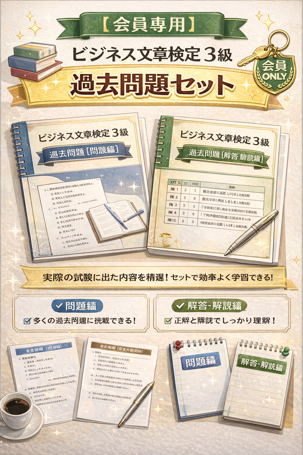 ビジネス文章検定3級｜過去問題セット